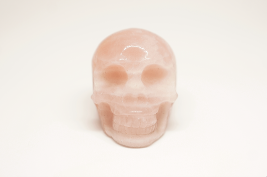 Rose Quartz Skull